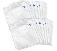 Rosenstein & Söhne 20 sacchetti sottovuoto riutilizzabili 26 x 28 cm per alimenti, freezer e microonde