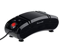 Rosenstein & Söhne Affilacoltelli elettrici - Mola elettrico: Macinacaffè elettrico per coltelli in acciaio, grossolana e fine, 180 watt (coltello Mola, Affilacoltelli)