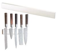 Rosenstein & Söhne Barra Magnetica Portacoltelli in Acciaio Inox Spazzolato 45 cm
