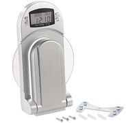 Rosenstein & Söhne Bilance da cucina digitali - parete Bilance da cucina: Bilancia da cucina digitale per montaggio a paretepieghevole, Timer, Capacità di carico di 3 kg (Bilancia da cucina a muro)