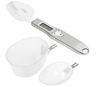 Rosenstein & Söhne Bilancia a cucchiaio: Bilancia a cucchiaio digitale, 3 accessori, Display LCD, fino a 500 g, 0,1 g esattamente (Misurino)