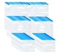 Rosenstein & Söhne busta con chiusura a zip: Set da 30 sacchetti per congelatore e conservazione richiudibili, 15x 1 litro, 10x 3 litri, 5x 6 litri (sacche richiudibili)