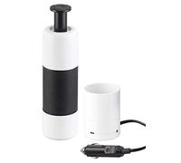 Rosenstein & Söhne Filter Coffee Machines - macchina per espresso 12v: Manuale Mini-Macchina da Caffè Espresso, Scaldacqua a 12 volt, fino a 10 g di caffè (da 12 volt, caff automatica, pompa)