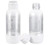 Rosenstein & Söhne gasatore d'acqua da campeggio: Set da 2 PET bottle for beverage carbonators, 0,5 litri, privo di BPA (sifone per bottiglie di anidride carbonica, seltzermaker, soda)