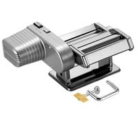Rosenstein & Söhne macchina per pasta manuale: Pasta Machine with Electric Motor, Cutting Attachment with 2 Rollers, 9 Dough Thickness Settings Adjustable (macchina per elettrica, professionale)