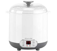 Rosenstein & Söhne Yogurtiere - Macchina per: Yogurtiera per yogurt greco, yogurt naturale e molto altro., Tempo e temperatura regolabili, 2 contenitori con volume di 1,5 e 1,35 litri (Creatore di)