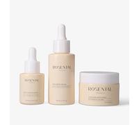 Rosental Organics Slow Aging Set - Cura anti-invecchiamento con acido ialuronico e olio di Rosehip - Siero levigante, cura degli occhi e crema idratante per linee sottili e rughe