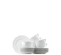 Rosenthal 10430-800001-18735 Maria - Servizio da caffè, 18 Pezzi, Colore: Bianco