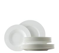Rosenthal 61040-800001-18339 Jade - Servizio di piatti in porcellana fine bone china, 12 pezzi