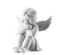 Rosenthal Angelo grande, bianco opaco, angelo seduto, 14 cm