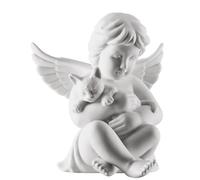 Rosenthal Angelo Con Gatto Piccolo Bianco Opaco 6,5 CM
