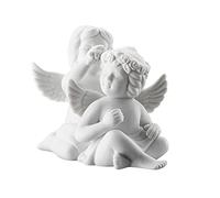 Rosenthal Angelo piccolo bianco opaco coppia di angeli con corona di fiori