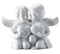 Rosenthal Coppia di angeli con cuore, bianco opaco, 5 cm