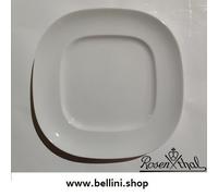 ROSENTHAL GERMANY EPOQUE PIATTO PIANO QUADRATO BIANCO 21cm