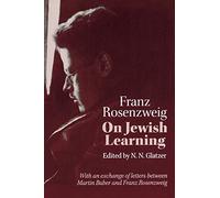 Rosenzweig Franz-On Jewish Learning Book NUOVO