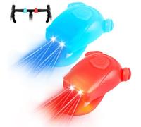 RoserRose Confezione da 2 luci LED per bambini, impermeabili, alimentate a batteria, con luci rosse e bianche, ideali per scooter, biciclette e scooter elettrici