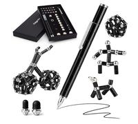 RoserRose Penna Magnetica, Fidget Pen, Pregalo Uomo Compleanno, Regalo Anniversario per Lui, Decompressione Multifunzionale per Scrittura, Regalo Creativo per Uomo, Donna & Adolescenti
