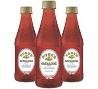 Rose's - Bottiglia di sciroppo di granatina zuccherata da 350 ml, perfetta per cocktail, bevande e miscelatori