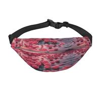 Roses by the sea - Marsupio a tracolla grande, alla moda, da viaggio, casual, per ragazzi, adatto per sport, corsa, ciclismo, viaggi, pesca