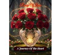 Roses of Love: A Journey of the Heart: Beautiful Romantic Coloring Pages Inspired by Roses, Hearts, and Love | A Relaxing Coloring Book for Women and Adults