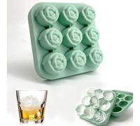 Roses Stampo Per Palline Di Ghiaccio, Stampo Per Cubetti Di Ghiaccio A Forma Di Rosa, Stampo Per Palline Di Ghiaccio, Senza Bpa, Per Cubetti Di Rosa,Per Cocktail,Borbon,Succhi Di Frutta