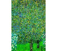 Roses Under the Trees - Gustav Klimt - Notebook: 120 Lined Pages 6" x 9" Journal Diary Notepad