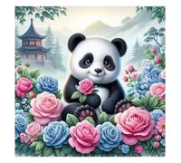 Roseto Panda 300 Pezzi Puzzle, 300 pezzi puzzle Classico per adulti, Fai Da Te Giochi Educativo e Giocattoli Sfida, Intrattenimento Creativo, Puzzle Impossible