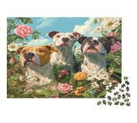 Roseto Tre cuccioli 1000pcs (75x50cm) Puzzle Adatto Per Adulti E Folla Dai 14 Anni in Su