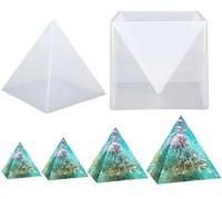 ROSETOR - Stampo a piramide grande, 15 cm, in silicone Buytra per resine, stampi in resina epossidica trasparente