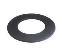 Rosetta da parete copertura canna fumaria rosone copritubo nero rosetta copri foro muro stufa legna pellet coprimuro caldaia