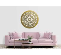 Rosetta gotica traforata, ROSE DU MIDI, DECORAZIONE PARETE 3D, ORNAMENT, 60 CM,