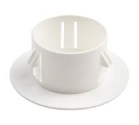 Rosetta in plastica per fori da parete, per prese d'aria condizionata e condotti per tubi, copertura decorativa per nascondere gli spazi vuoti nei progetti di miglioramento della casa, bianco (50 mm)