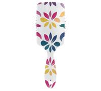 Rosette Pattern Colorful spazzola delicata per gli uomini Progettato massaggio cuoio capelluto per capelli bagnati con manico ergonomico cepillo anti crespo para cabello