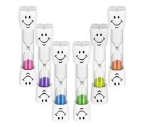 RosewineC 6 timer, clessidra, timer per lavarsi i denti, clessidra, spazzolino da denti colorato, clessidra, timer per la cucina, i bambini, a casa, in ufficio e in gioco