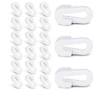 RosewineC Clip per rete da calcio, 20 pezzi, per rete da calcio, accessori per obiettivi di calcio, in plastica, per calcio, calcio, tennis, sport all'aria aperta, compagni di squadra, allenatori