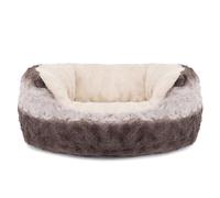 Rosewood 40 Winks - Cuccia Ovale per Cani, 63,5 cm, Colore: Grigio e Crema