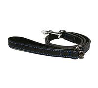 ROSEWOOD Cuoio di Lusso Guinzaglio, 40 x 3/4-inch, Nero