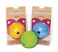 Rosewood Cyber Rubber - Palla per Cani, Resistente, interattiva, per Masticare, Trattare Il Tempo e Giocare, in Gomma atossica, Adatta per Razze Medio-Grandi, Colori Assortiti (1 Pezzo, Grande)