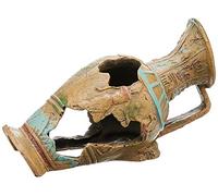 Rosewood Nastro Blu Nastro Blu Palissandro Egiziano urna Decorazione Acquario, Marrone, 8 x 4 x 5