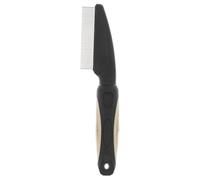 Rosewood Pettine anti-pulci per cani e gatti - Elimina pulci e lendini - nero - ideale per zone sensibili come orecchie e nuca