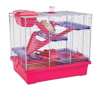 Rosewood Pico - Gabbia per criceti, XL, Colore: Rosa