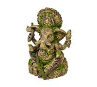 Rosewood Statua di Ganesha, Decorazione per Acquario in poliresina