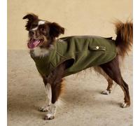 Rosewood x Joules Fairbourne Dog Fleece, Khaki - Pile morbido e caldo con cerniera per animali domestici, comodo gilet per cani per passeggiate autunnali e invernali