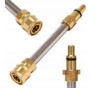 Rosfix Adattatore 1/4" QC - Raccordo Rapido per Accessori Idropulitrice | ricambio per idropulitrice Bosch Aquatak, Black&Decker, Michelin | Connettore Alta Pressione