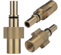 Rosfix Adattatore Baionetta 1/4"F Ottone - 160 Bar, 60°C | ricambio per idropulitrice Black+Decker, Bosch, Stanley | Connettore Accessori Alta Pressione