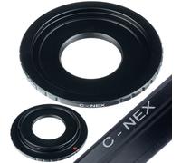 Rosfix Adattatore C-Mount M25 - Per Obiettivi su Sony E-Mount | Compatibile NEX