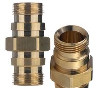 Rosfix Adattatore Dritto TR22M-TR22M Ottone - Ricambio per Kärcher HD HDS