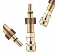 Rosfix Adattatore Idropulitrice 1/4" QC - Attacco Bayonet, 12 mm, 160 Bar, 60°C | ricambio per idropulitrice Bosch, Makita, Black+Decker, Stanley | Connettore Alta Pressione