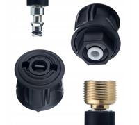 Rosfix Adattatore M22x1,5 a Click Lavor - Raccordo 14 mm, 160 Bar, 60°C | ricambio per idropulitrice Lavor Cruiser, Galaxy, STM | Connettore per Tubo Alta Pressione