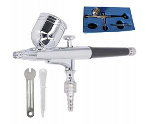 Rosfix Aerografo Professionale 0,2mm - Doppia Azione | Serbatoio 7ml | 1-3,5 Bar